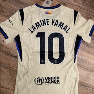 Nike Cream and Black Men's Jersey